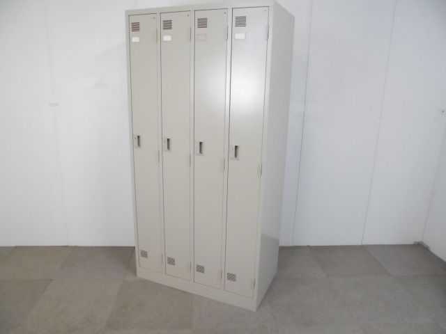 ４人用ロッカー / 東洋事務器工業 / ニューグレー