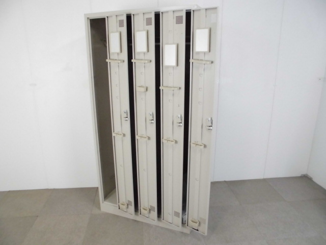4人用ロッカー / 東洋事務器工業 / ニューグレー