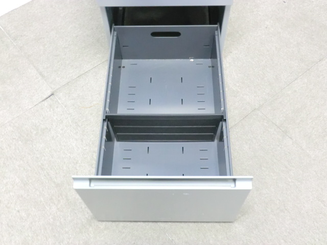 コクヨ / シルバー / 【中古】 3段ワゴン