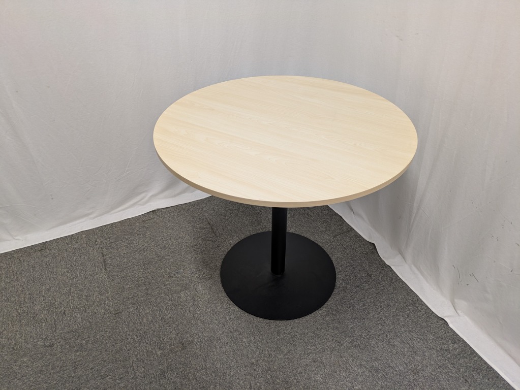 丸テーブル / 木目調 / 【中古】