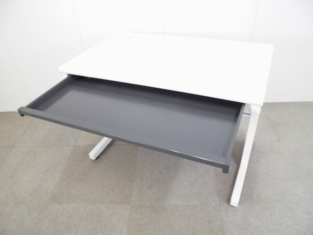コクヨ/平デスク/ホワイト/【中古】