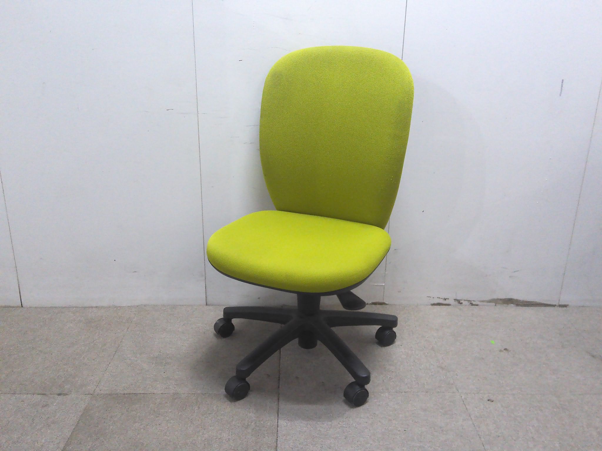 イトーキ/リエット/ライトグリーン/OAチェア/肘無/