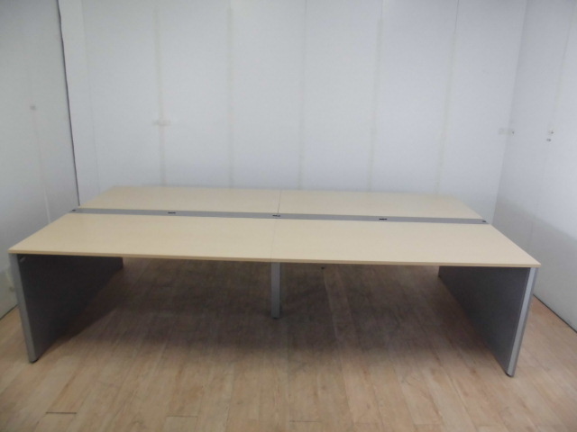 イトーキ/木目調/フリーアドレスデスク/【中古】