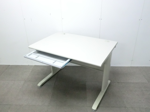 平デスク / ニューグレー / 【中古】