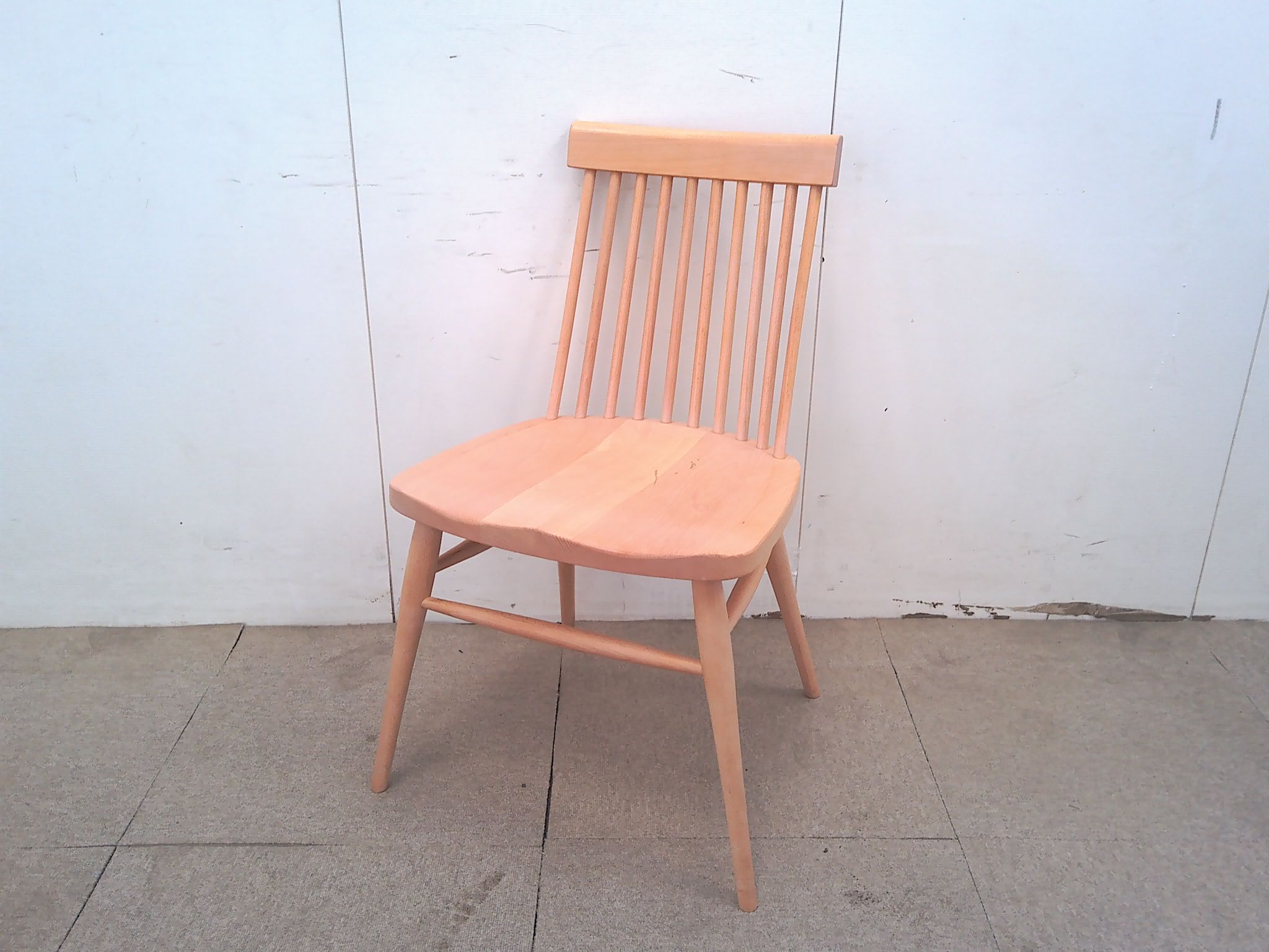 木目調/ミーティングチェア/【中古】