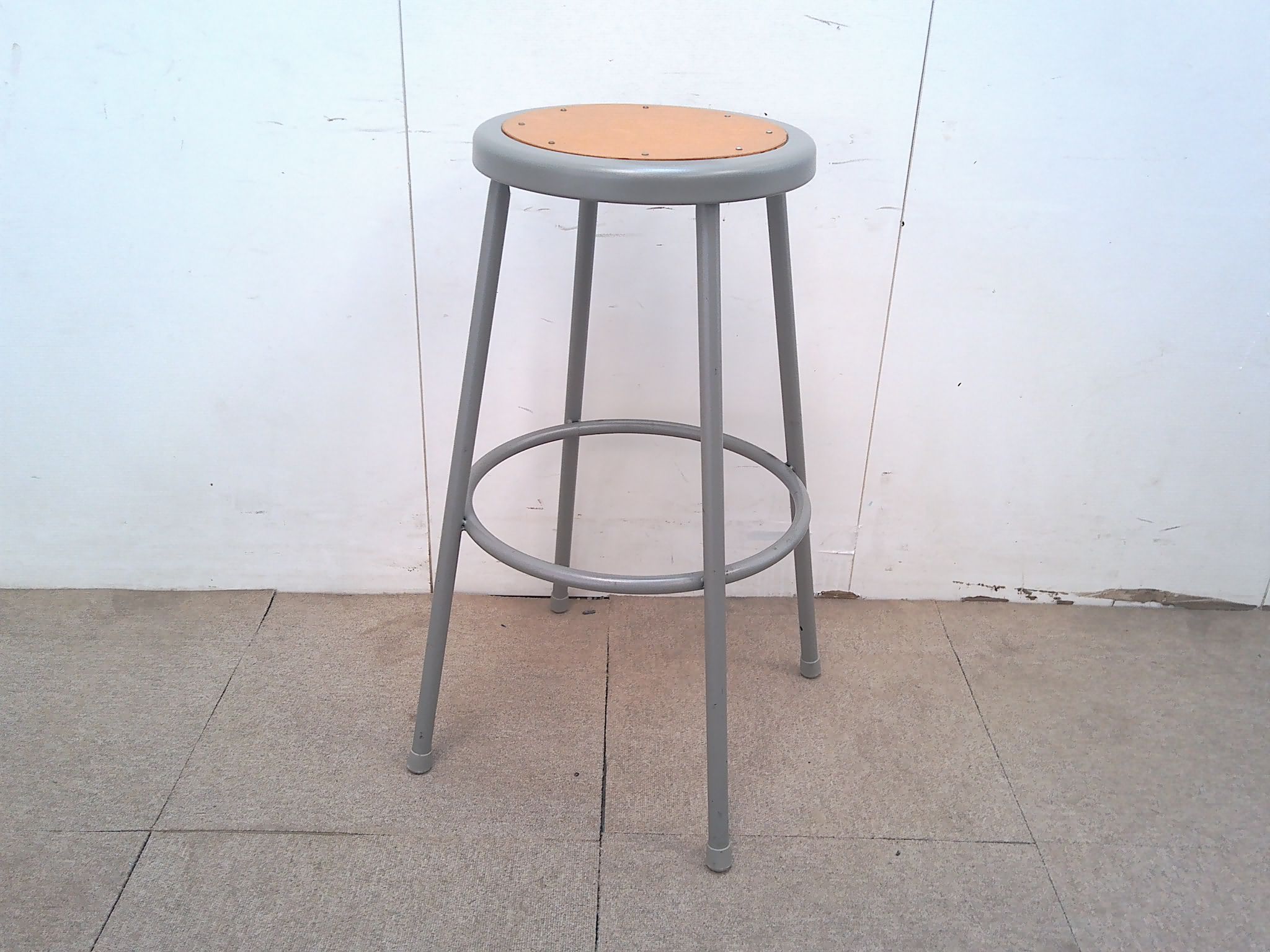 シルバー/ハイスツール/【中古】