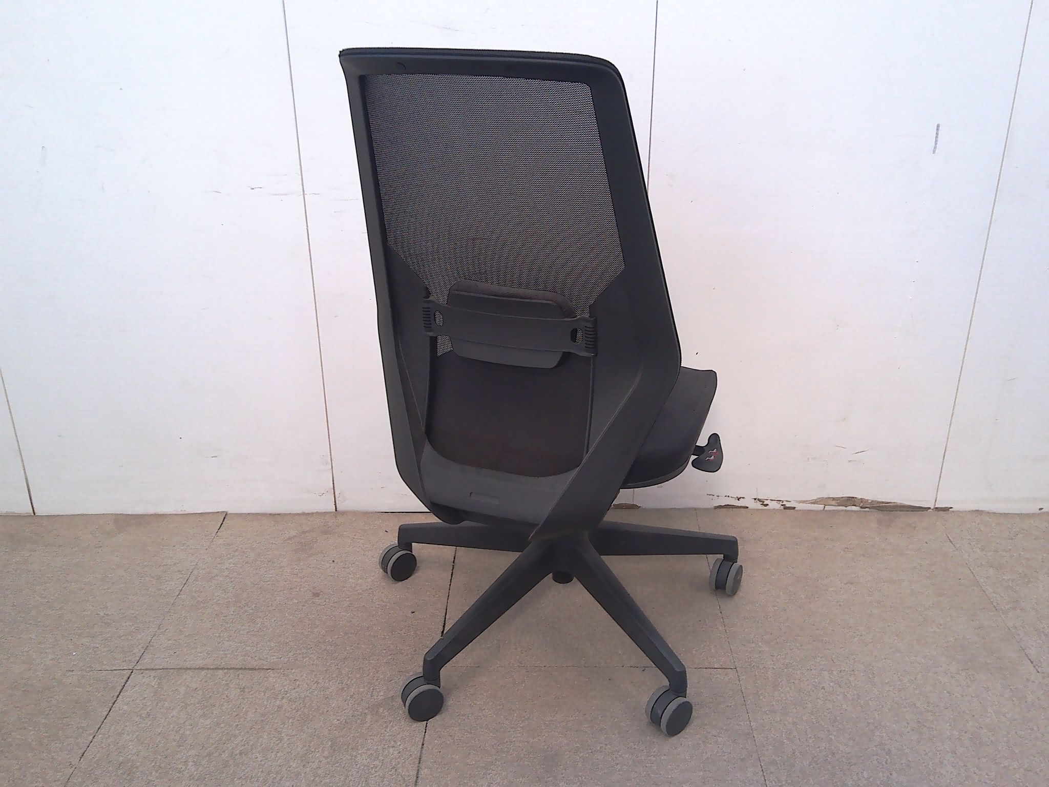 ブラック/OAチェア/肘無/【中古】