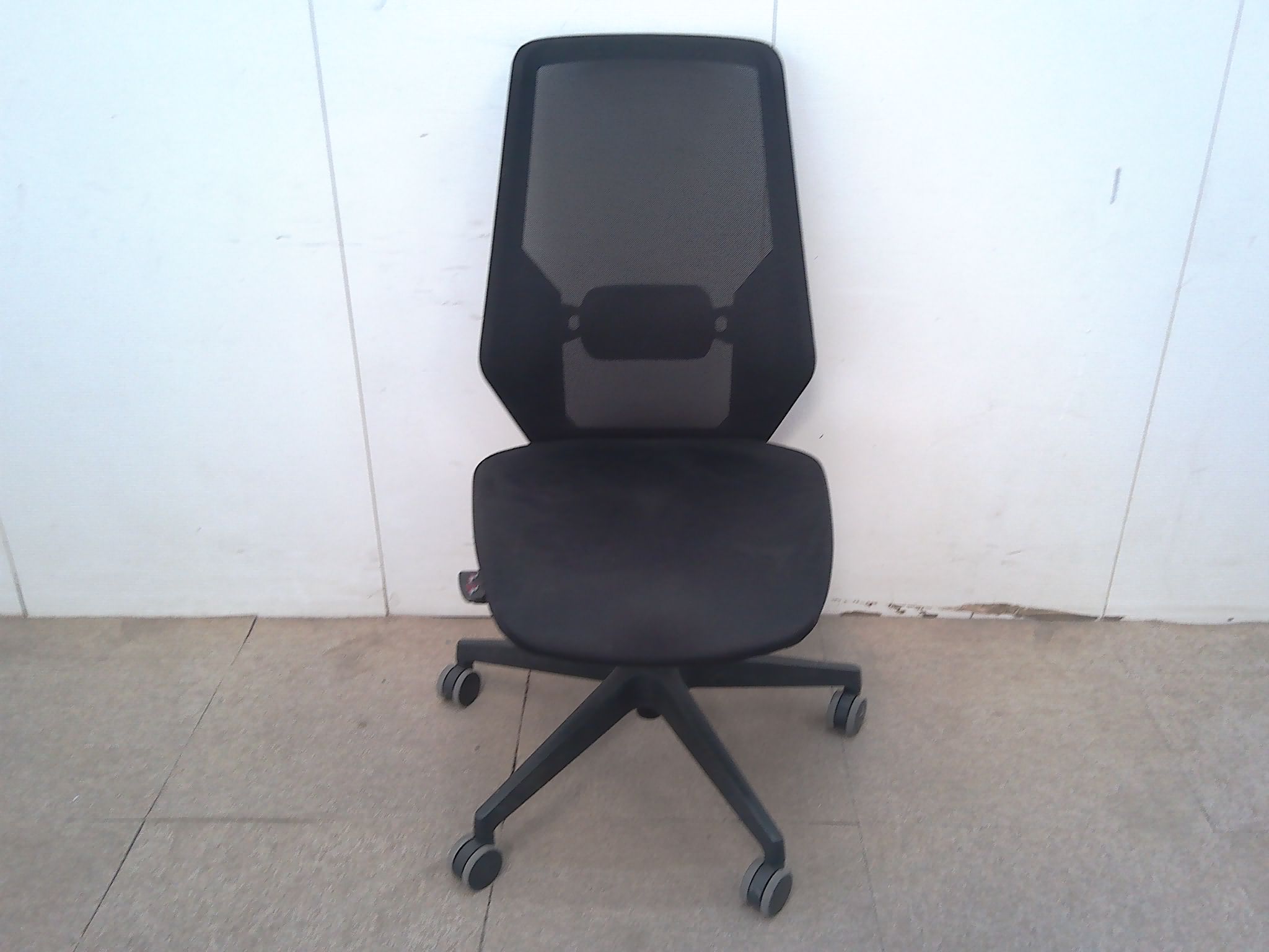 ブラック/OAチェア/肘無/【中古】