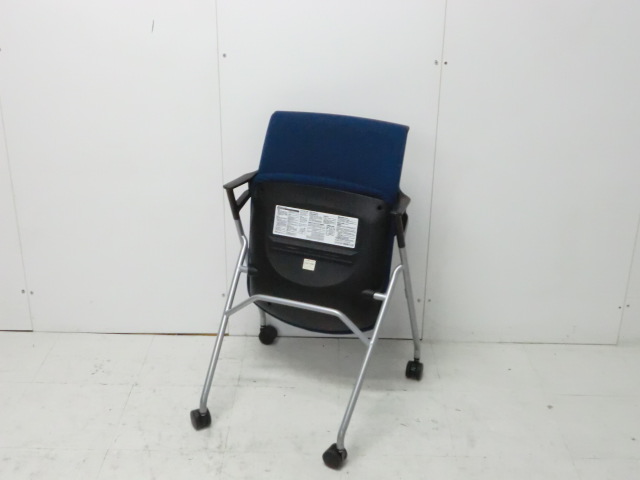 コクヨ / ピエガ / ダークブルー 【中古】 カートチェア