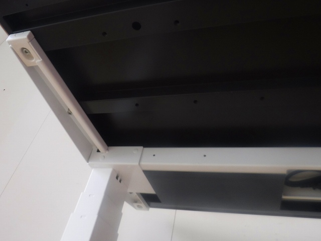 昇降デスク/オカムラ/木目調/スイフト