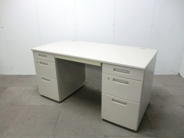 コクヨ/ ニューグレー / BS 【中古】両袖デスク