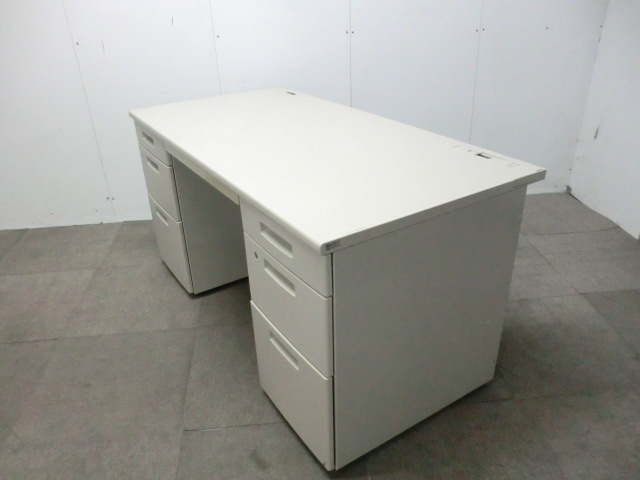 コクヨ/ ニューグレー / BS 【中古】両袖デスク