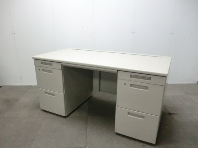 コクヨ/ ニューグレー / MX 【中古】両袖デスク