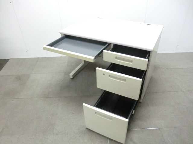 コクヨ / ニューグレー / BS 【中古】 片袖デスク
