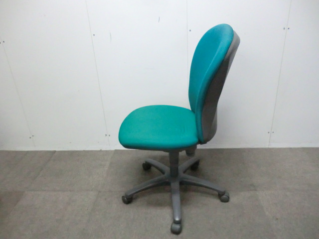 コクヨ / グリーン / レグノ 【中古】 OAチェア肘無し