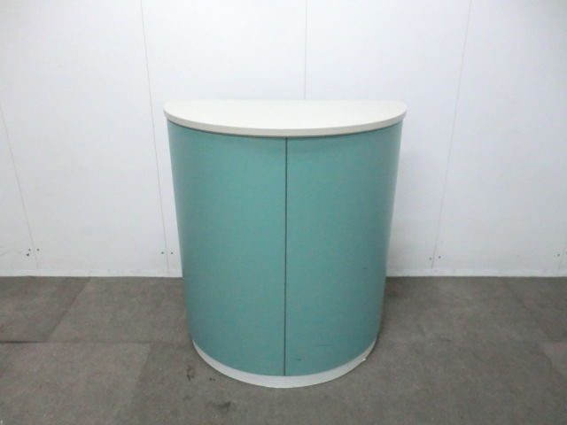 コクヨ/ライトブルー/【中古】受付台