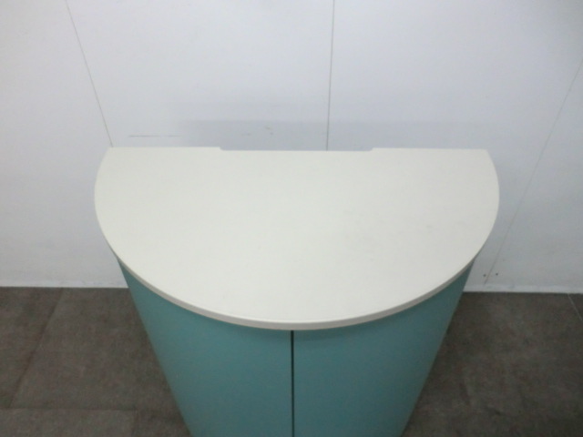 コクヨ/ライトブルー/【中古】受付台