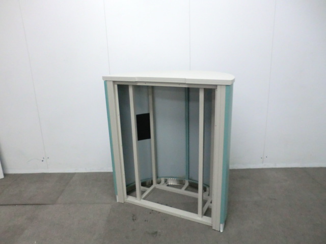 コクヨ/ライトブルー/【中古】受付台