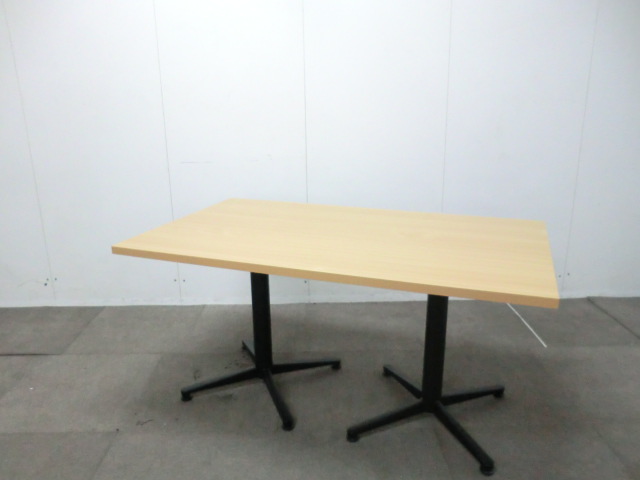 会議テーブル / 木目調 【中古】