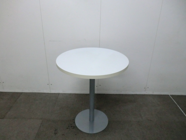 丸テーブル / ホワイト 【中古】