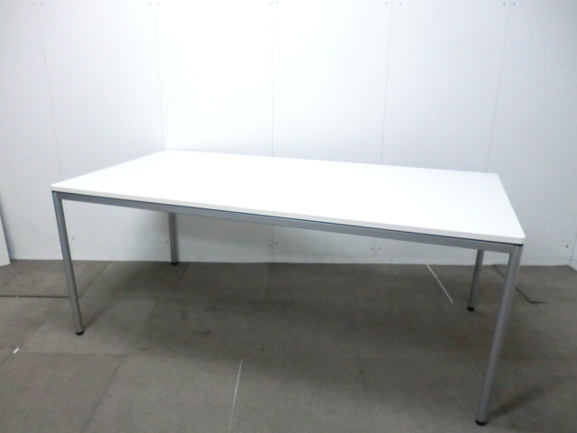 オカムラ/ホワイト【中古】会議テーブル