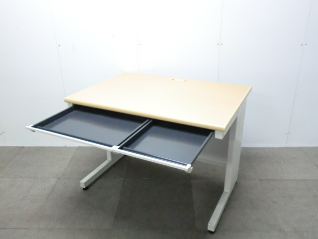 プラス/ フラットライン / 木目調 / 【中古】 平デスク