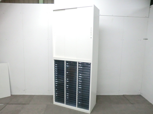 オカムラ/レクトライン / ホワイト / 【中古】 上下連結