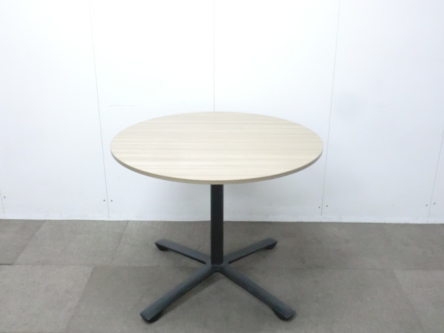 イトーキ / 木目調 / 【中古】 丸テーブル