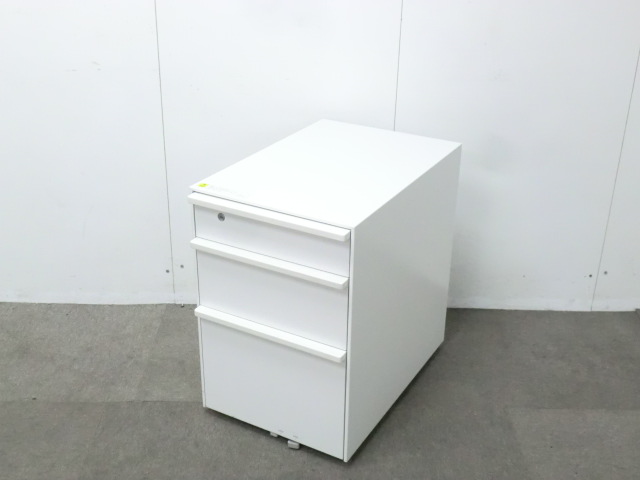 ウチダ / ホワイト / 【中古】 3段ワゴン