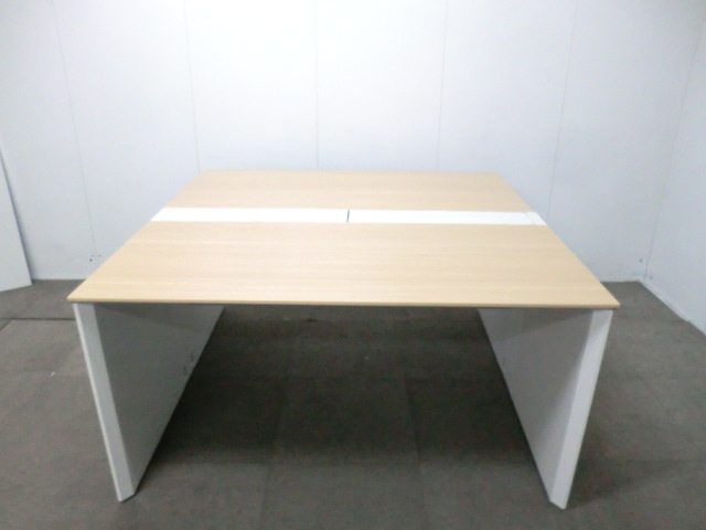 ウチダ / 木目調 / 【中古】 フリーアドレスデスク