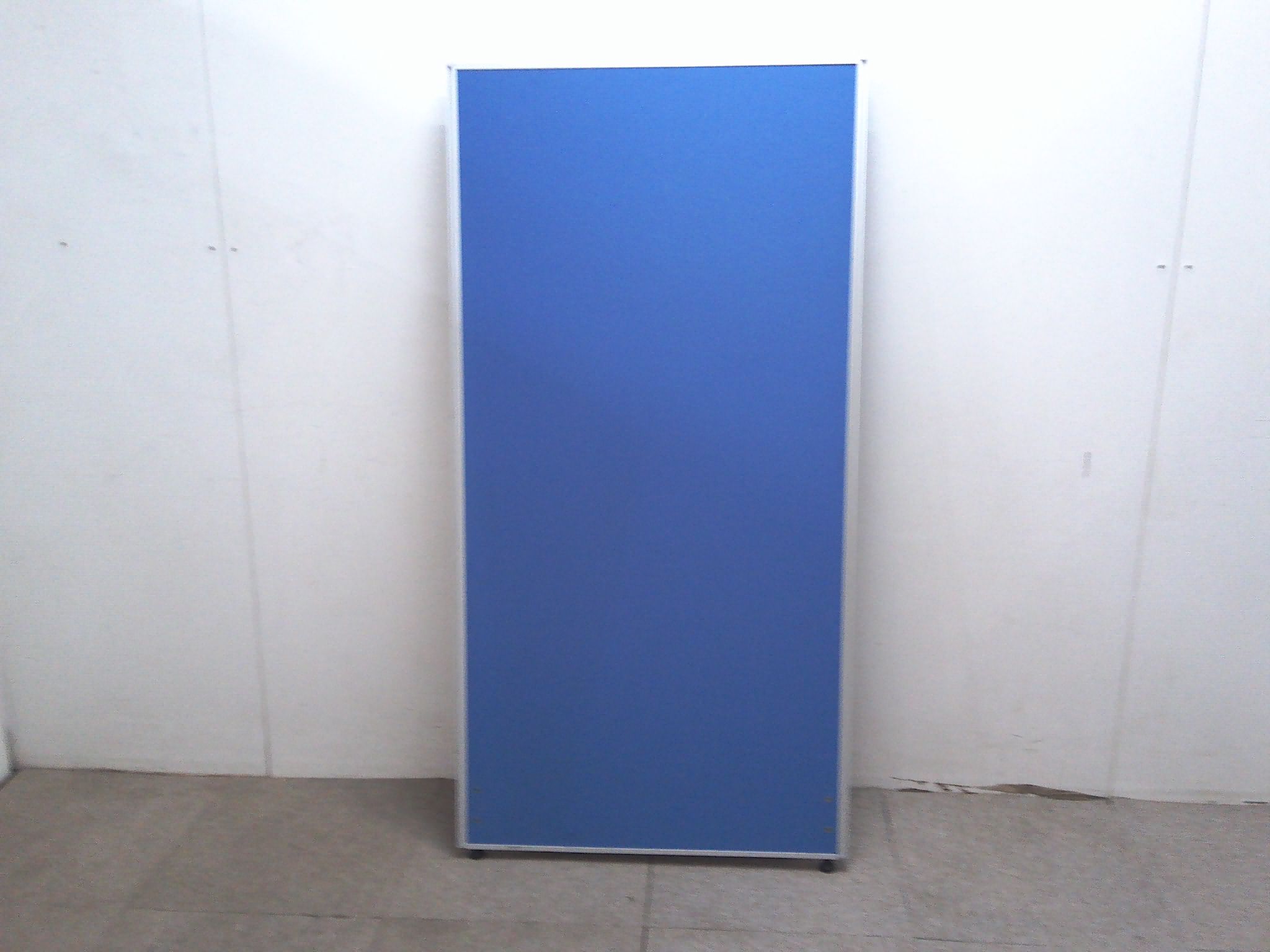 ブルー/パーテーション/【中古】/幅800