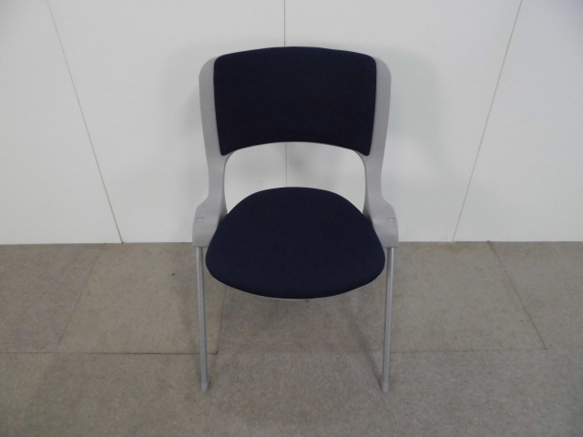 ウチダ/スタッキングチェア/ネイビー