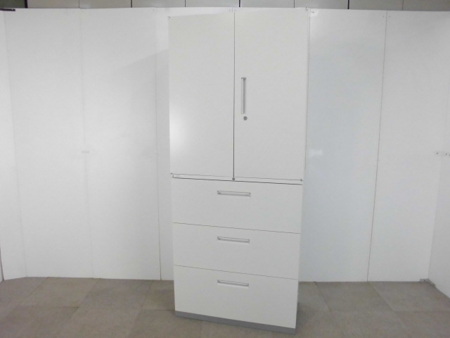 イナバ / 上下連結キャビネット / ホワイト