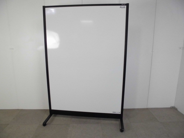 プラス/パーテーションホワイトボード/ホワイト/【中古】