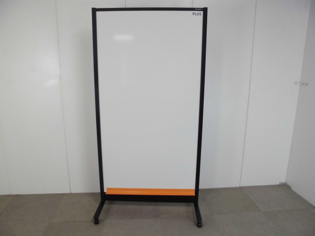 プラス/パーテーションホワイトボード/ホワイト/【中古】
