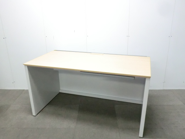 ウチダ / 木目調 / 【中古】 平デスク