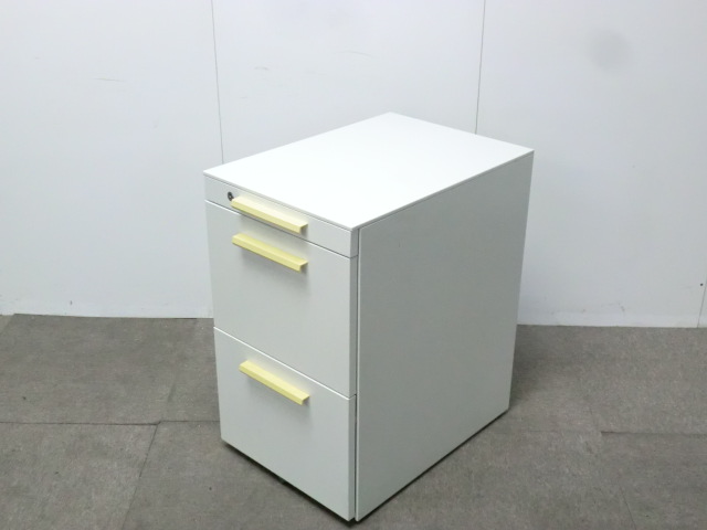 クロガネ / ホワイト / 【中古】 3段ワゴン