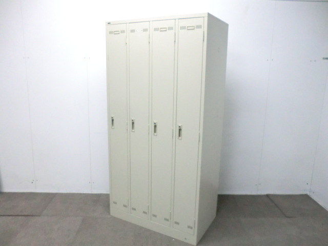 TOYOSTEEL/ニューグレー/ 【中古】 4人用ロッカー