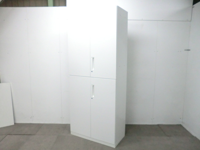 コクヨ/ エディア / ホワイト / 【中古】 上下連結書庫