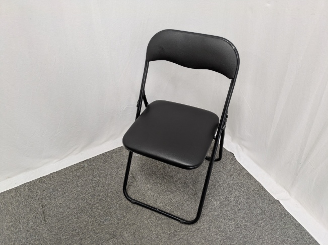 ブラック / 折りたたみチェア / 【中古】 /