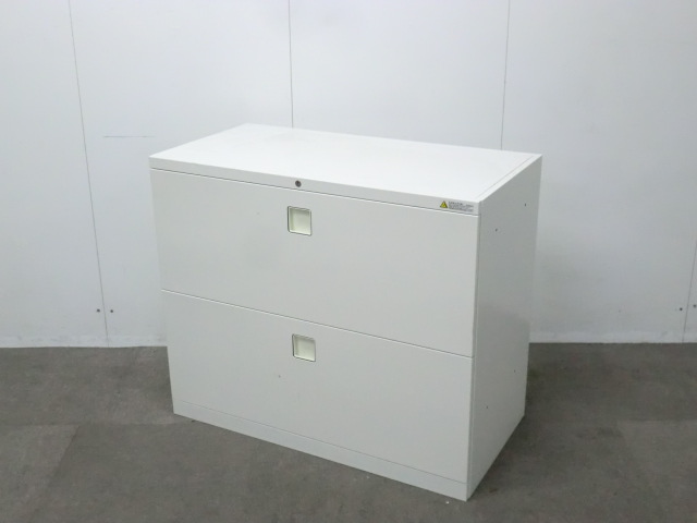 オカムラ/レクトライン/ホワイト / 【中古】 ２段ラテラル