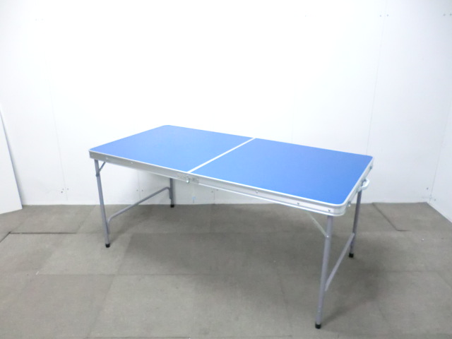 アウトドアテーブル / ブルー / 【中古】