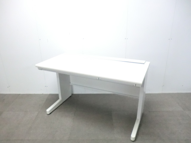ライオン / ホワイト / 【中古】 平デスク