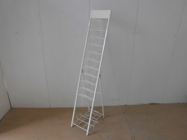 カタログスタンド/ホワイト/【中古】