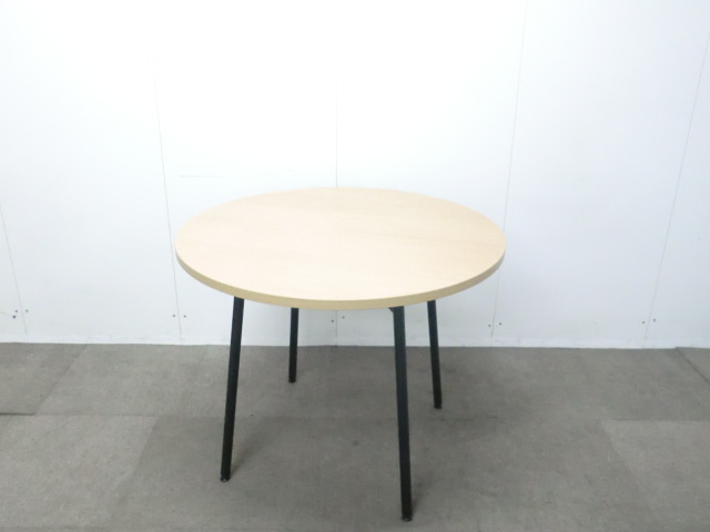 コクヨ / フランカ / 木目調 / 【中古】 丸テーブル