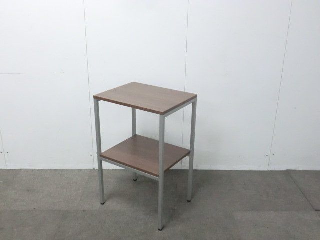 オカムラ / 木目調 / 【中古】 電話台