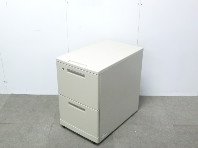コクヨ/ MX+ / ニューグレー / 【中古】 2段ワゴン