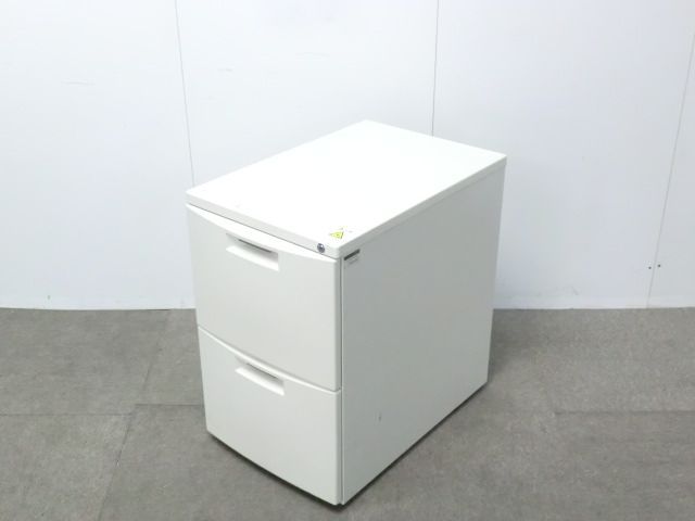 イトーキ / CZ / ホワイト / CZ-046MDCNB-W9 【中古】 2段ワゴン