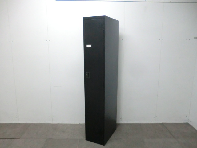 豊国工業 / ブラック / 【中古】 1人用ロッカー