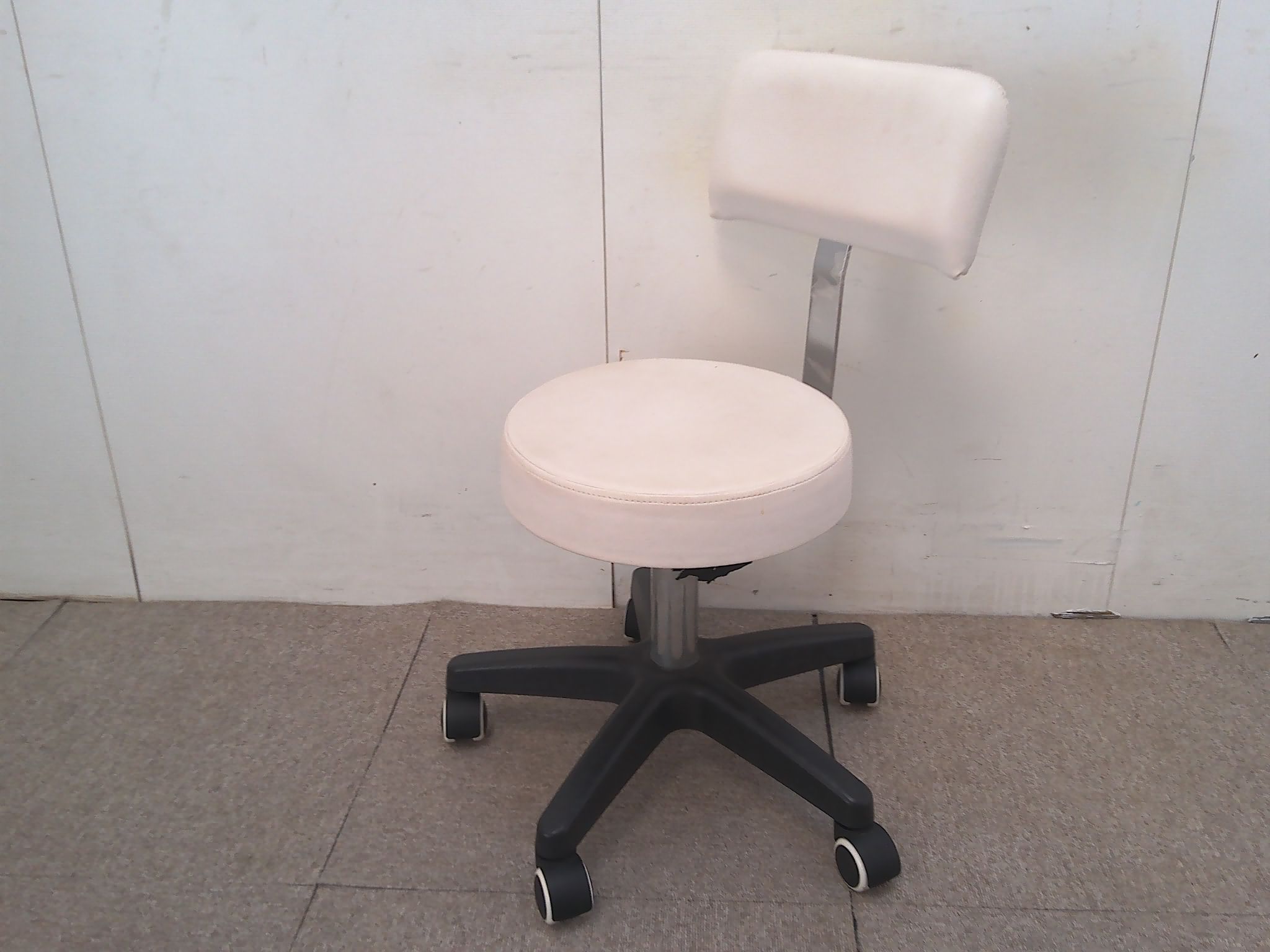 ホワイト/スツール/【中古】